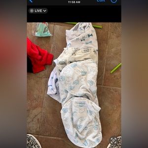 Fleece baby swaddles 0-3 month